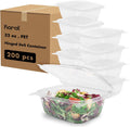 Karat 24 oz Clear PET Hinged Deli Take Out Containers - Durable Seal