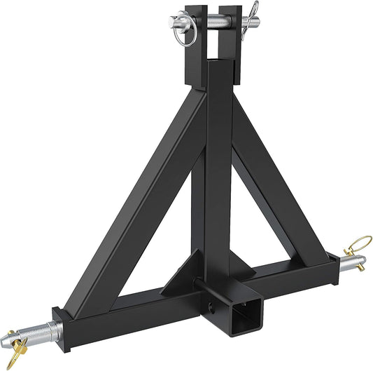 YINTATECH 3 Point 2 Receiver Trailer Hitch for Compact Tractors