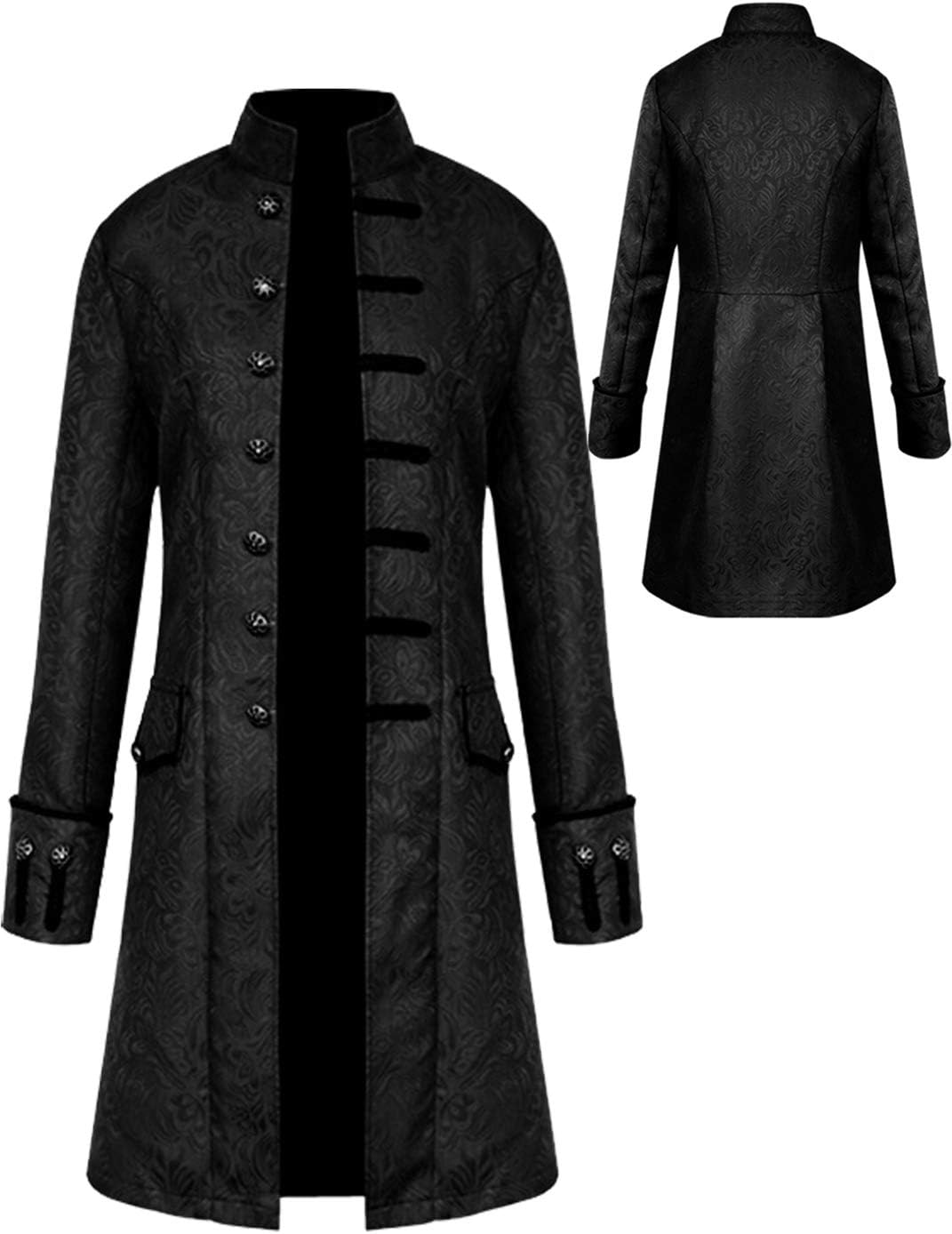 Mens Vintage Tailcoat Jacket for Gothic Steampunk Style Events