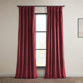 Velvet Room Darkening Curtains 50W x 96L - Cinema Red Plush