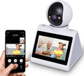 Indoor Home Security Camera with 4.3in Screen - Easy Two-Way Calls