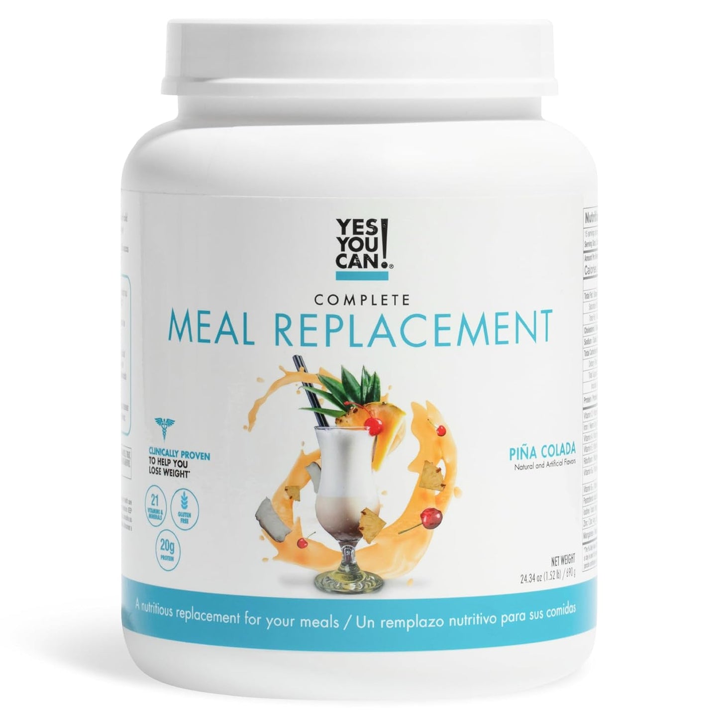 Yes You Can! Complete Meal Replacement Shake - Nutritious & Easy