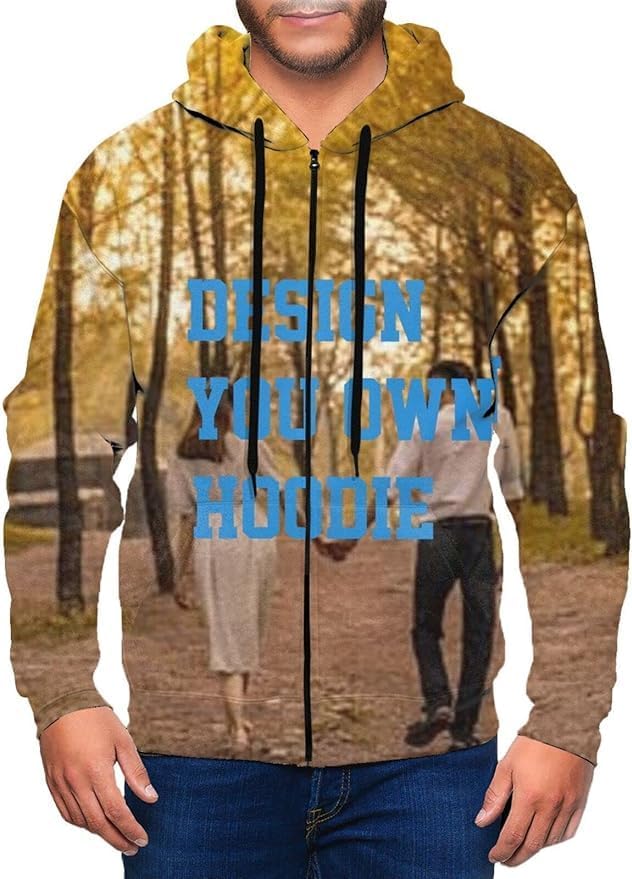Personalized 3D Printed Hoodie - Unisex Custom Design
