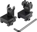 Feyachi Flip Up Rear and Front Iron Sights for Picatinny Rails
