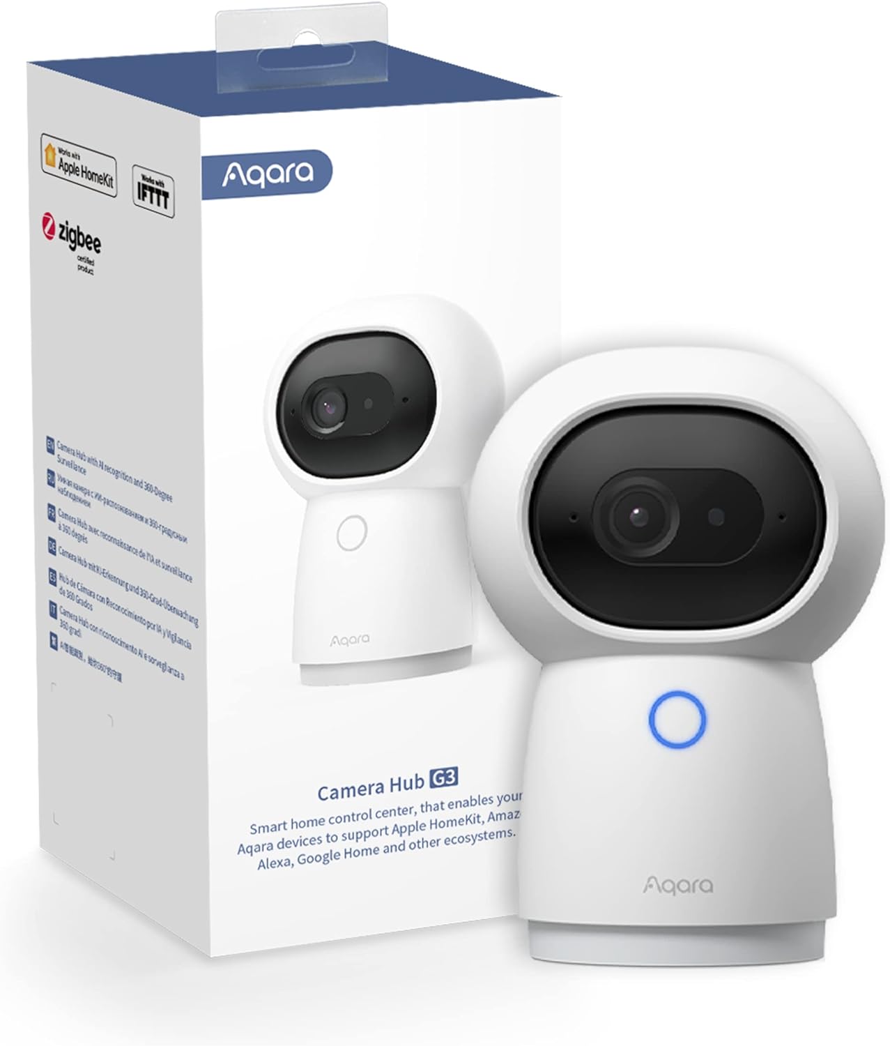 Aqara 2K Security Indoor Camera Hub G3 with AI Recognition