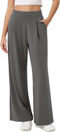 Modal Soft Wide Leg Pants High Waist - Casual Relaxed Comfort