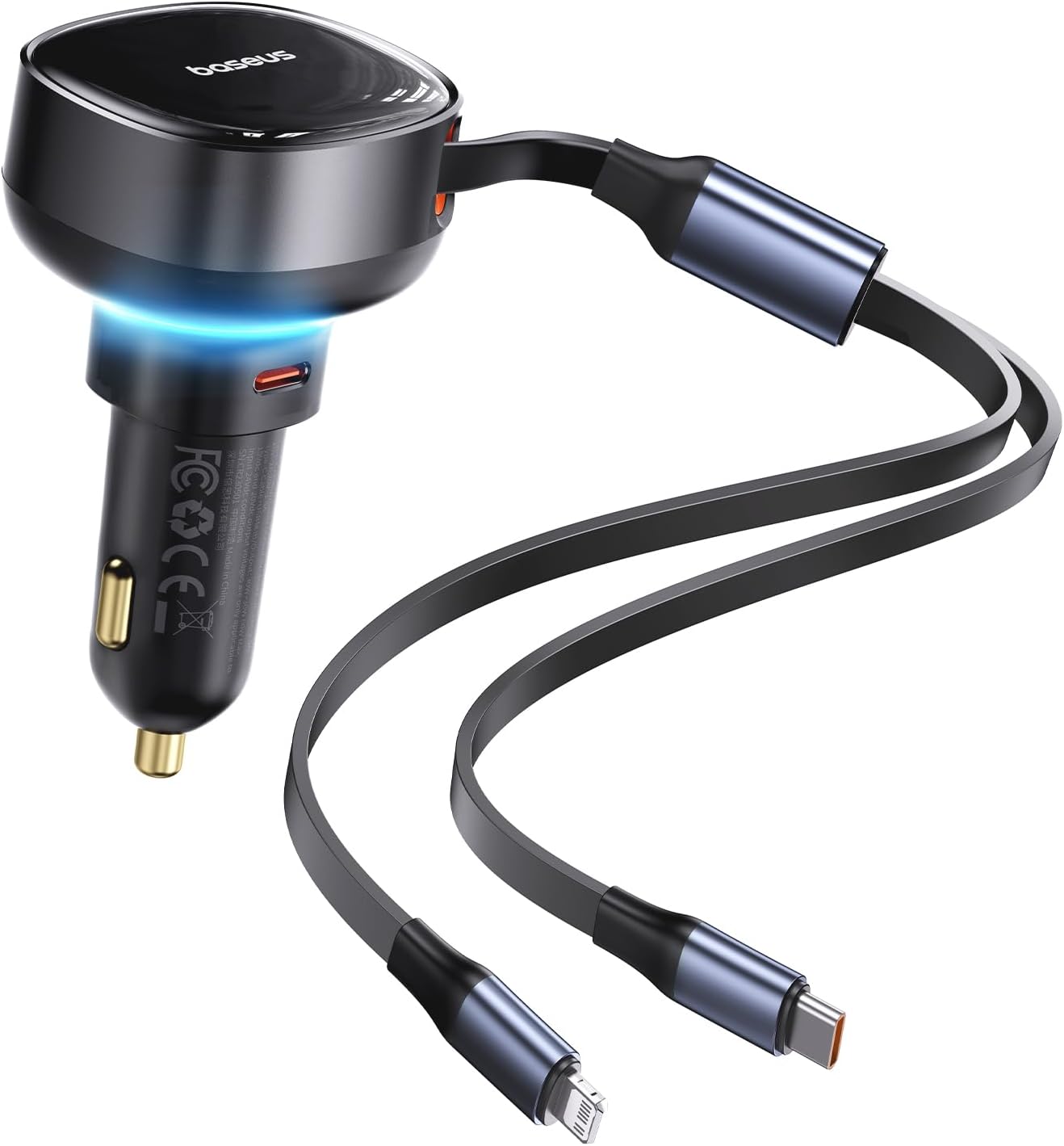 Baseus 3-in-1 60W Fast Car Charger