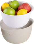 Multi-Purpose Rice Strainer and Colander Set - Perfect for Small Grains and Fresh Produce!