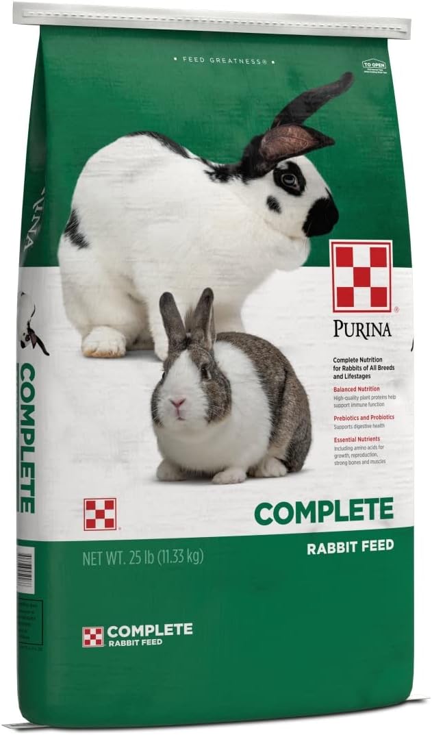 Purina Rabbit Food Complete Pellets for Healthy Growth and Nutrition