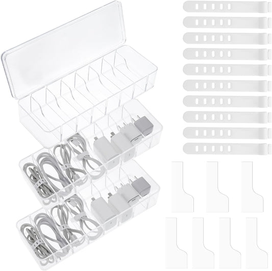 Cord Storage Box Set: Keep Cables Tidy!