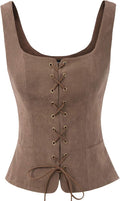 Scarlet Darkness Renaissance Corset Top for Women - Timeless Pirate