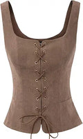 Scarlet Darkness Women Pirate Renaissance Vest Peasant Bodice