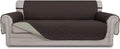 4 Seater Sofa Slipcover XX-Large Chocolate/Beige - Reversible Water