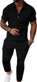 UOUA Mens Sweat Suits Set Tracksuit 2 Piece Outfits - Comfortable in