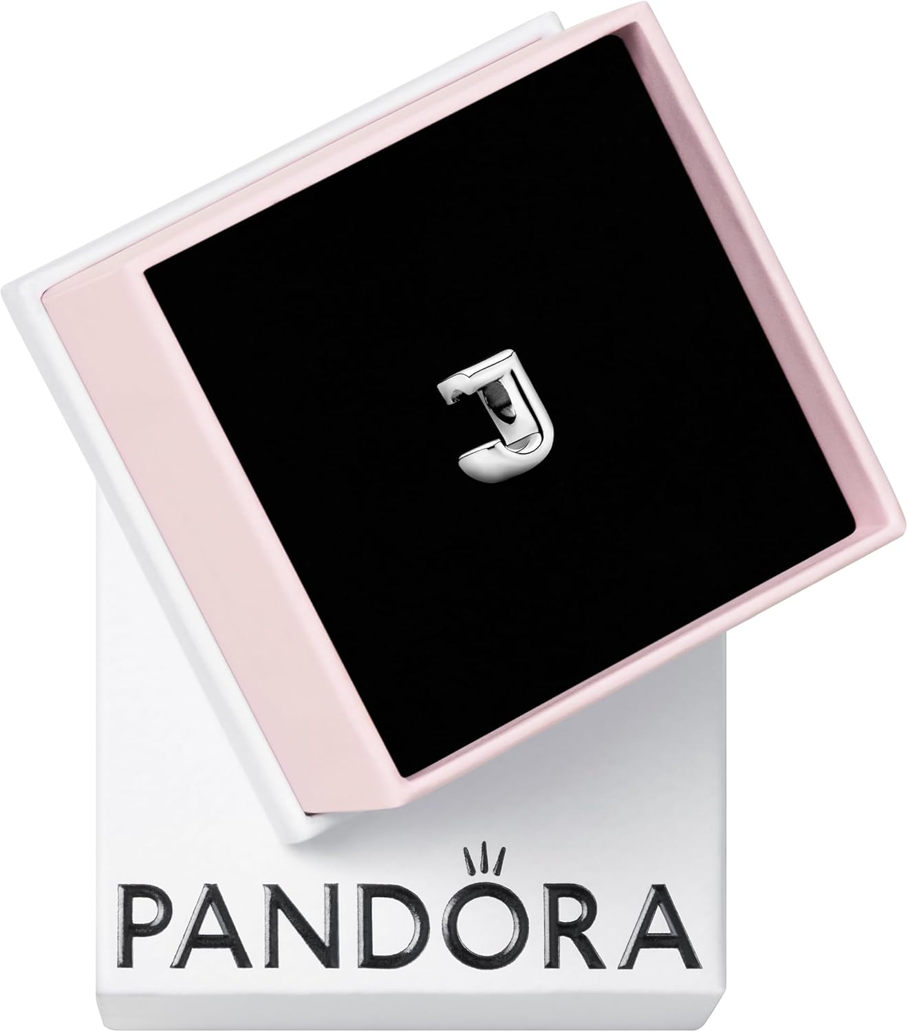 Pandora Alphabet Charm J - Sterling Silver Gift for Her