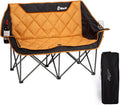 EMERIT Oversized Double Duo Camping Chair Loveseat - Heavy Duty