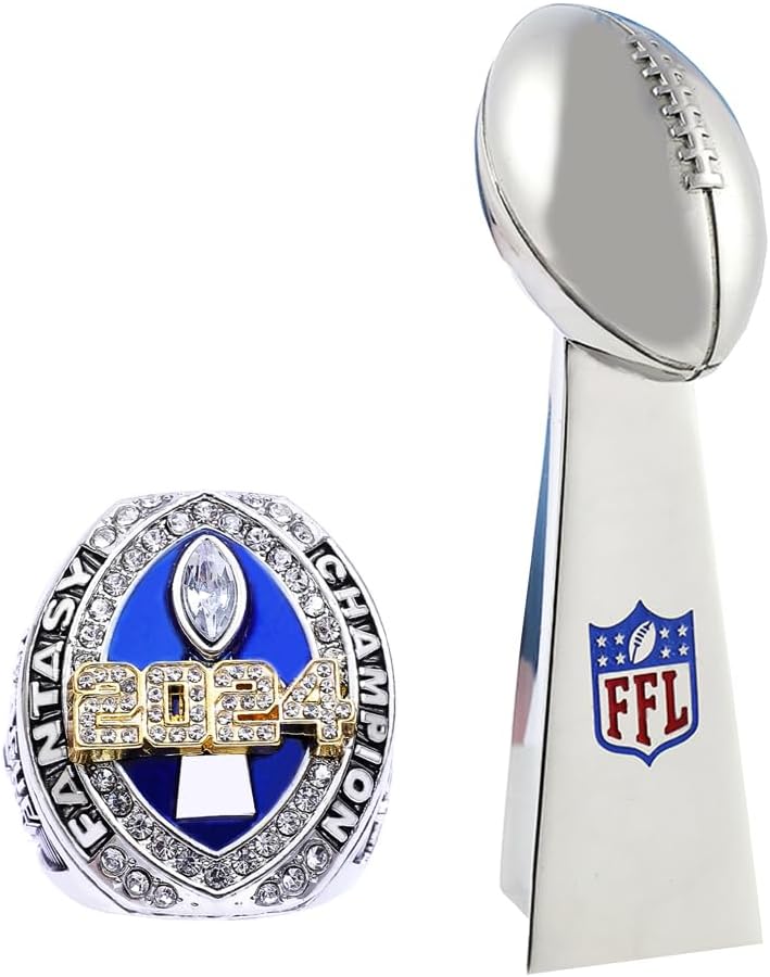 Fantasy Football Ring 2024 | Heavy FFL Champion Award Trophy
