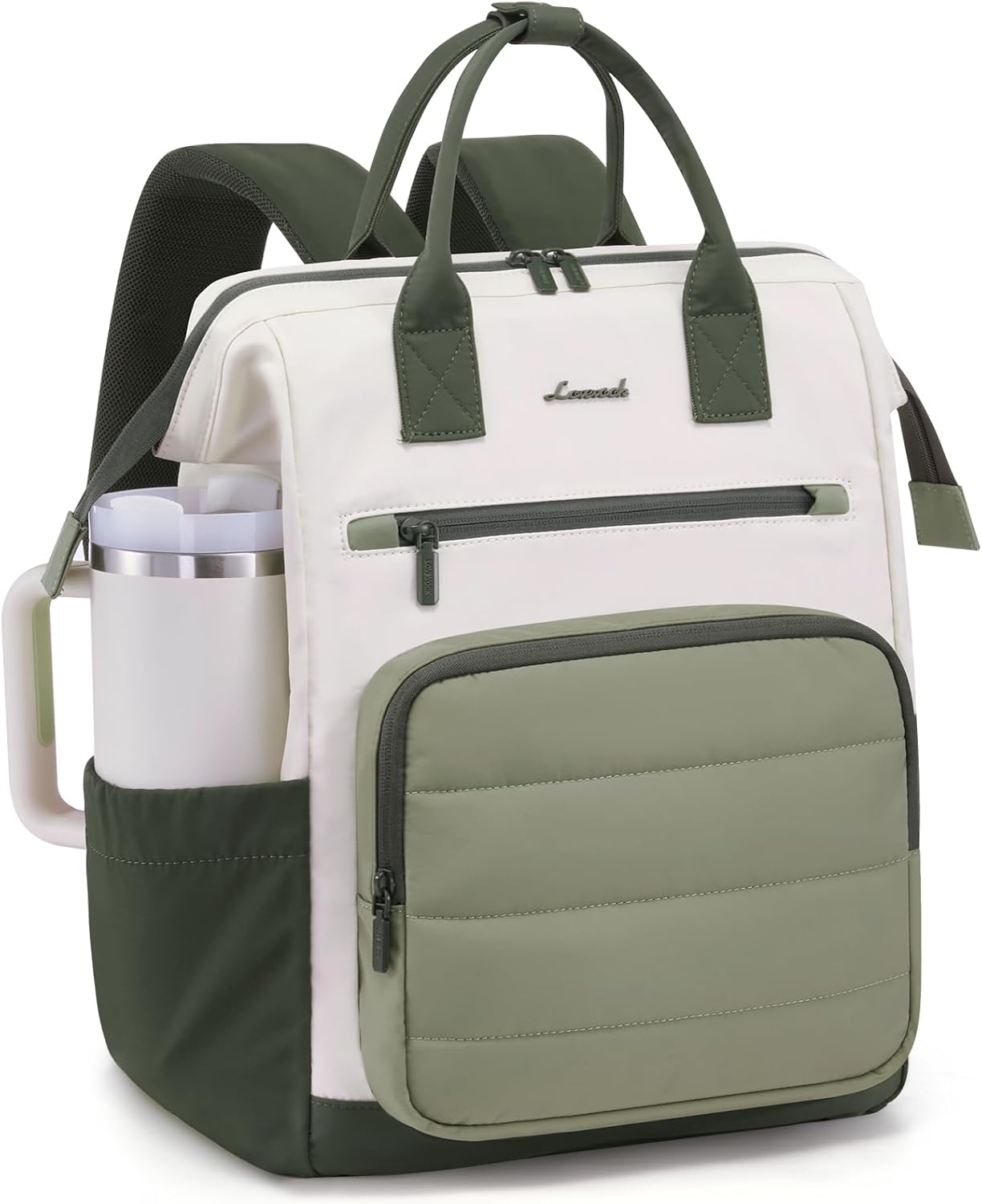 LOVEVOOK Puffer Laptop Backpack for Women - Stylish & Functional