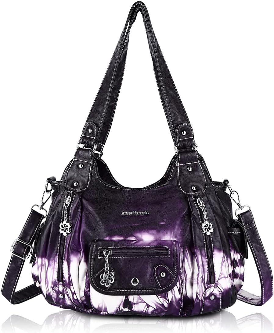 Stylish Soft PU Leather Shoulder Bag for Women by Angel Barcelo