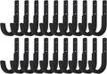 Mind and Action Horizontal Metal Gun Rack and Shotgun Hooks - Wall