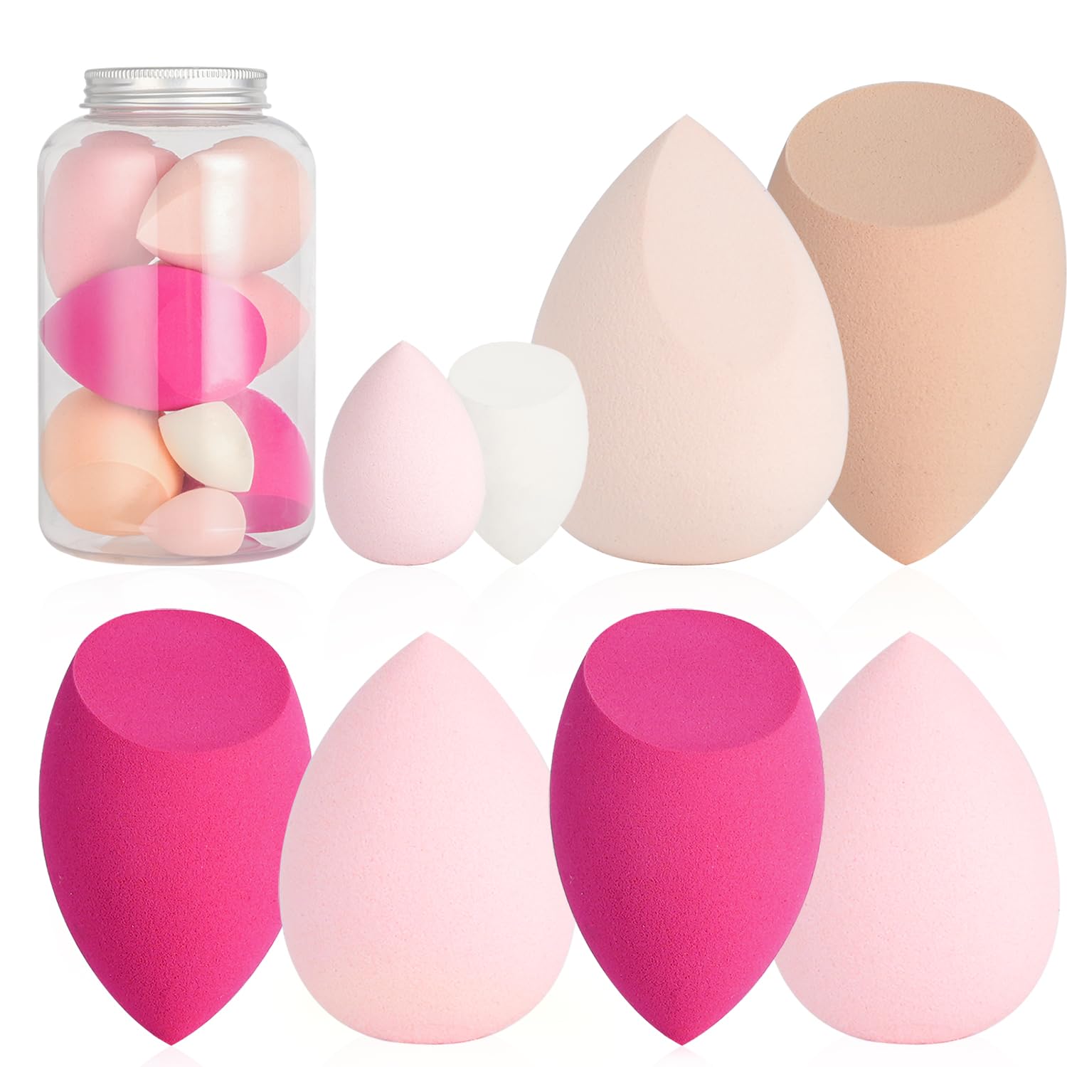 8-Piece Beauty Blender Set for Flawless Makeup