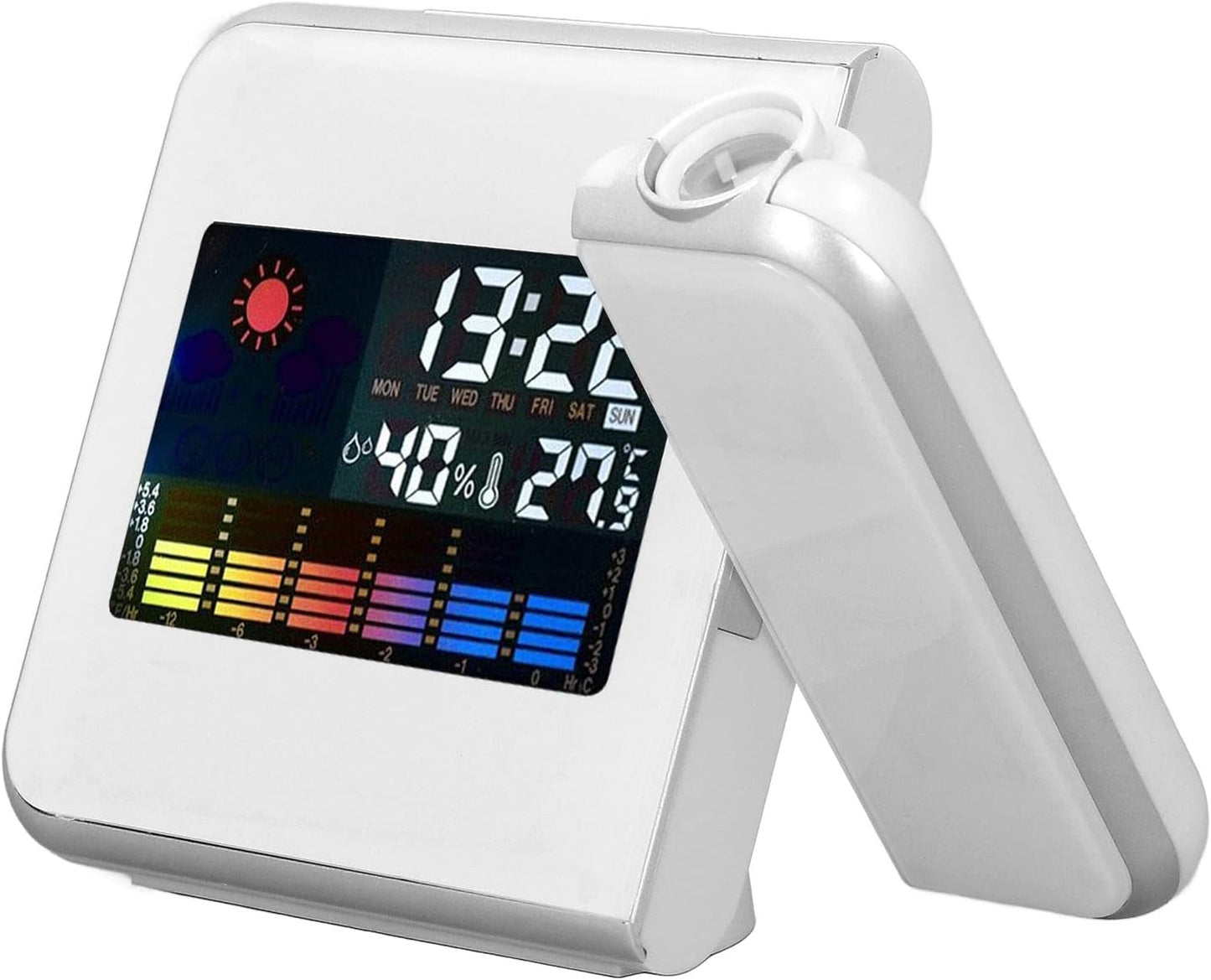 Wireless Dual Alarm Clock with Weather Station