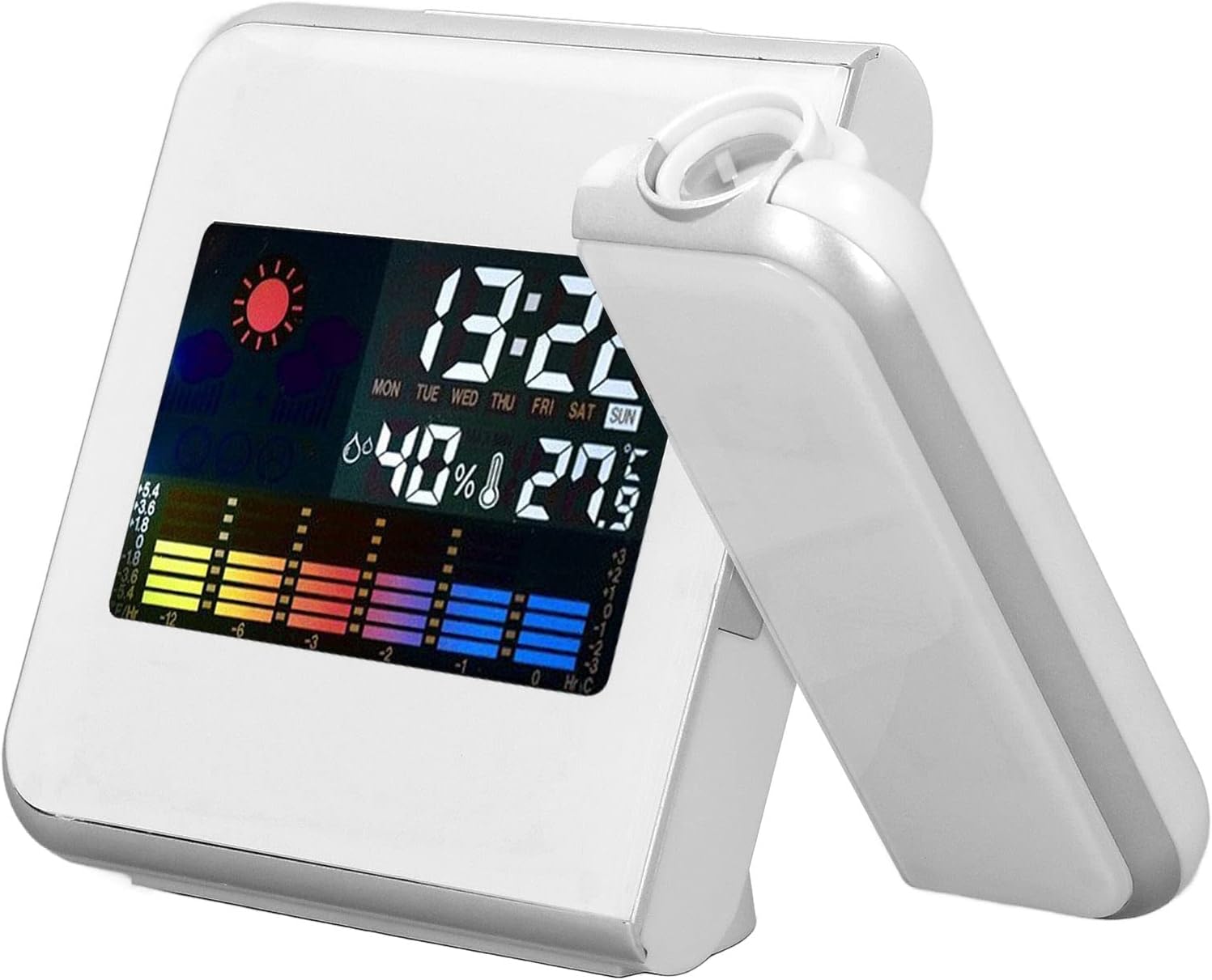 Wireless Dual Alarm Clock with Weather Station