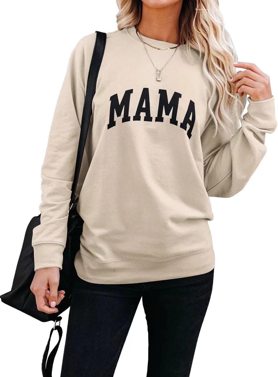 LEEDYA Mama Sweatshirt: Cozy & Stylish!