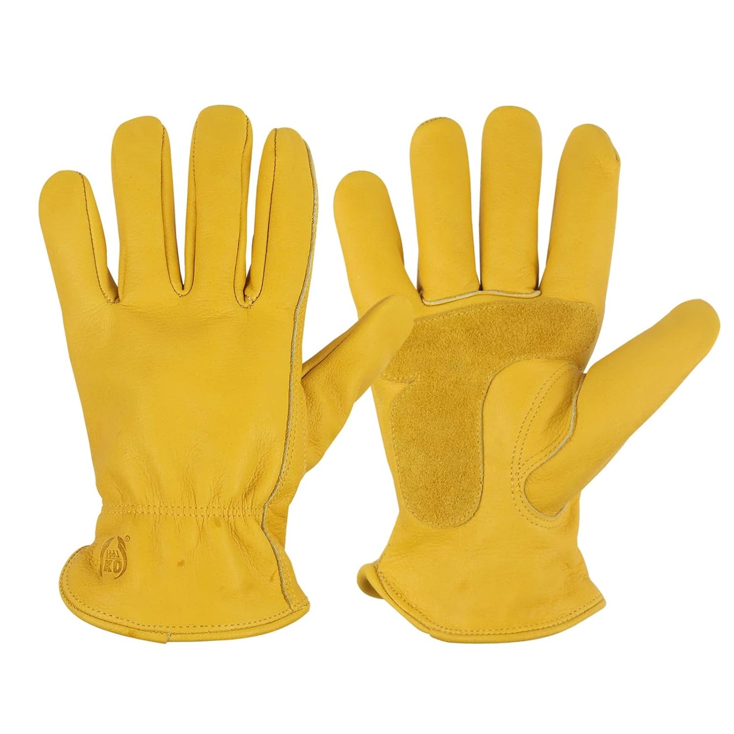 Winter Leather Work Gloves - Abrasion & Puncture Resistant