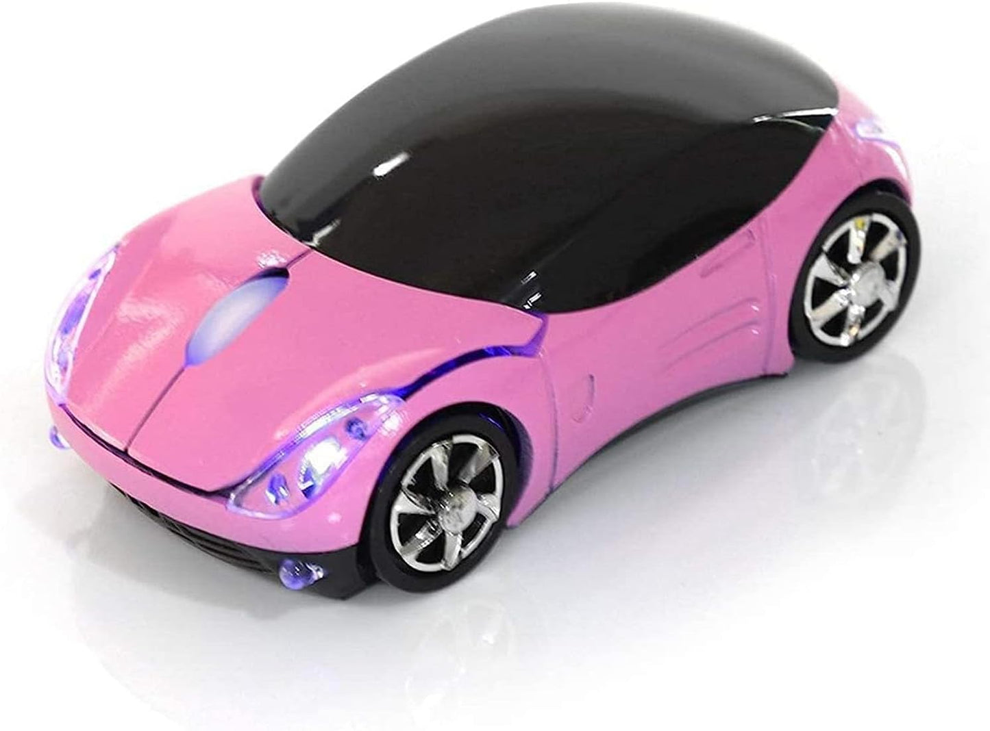 Funky Pink 3D Car Wireless Mouse 