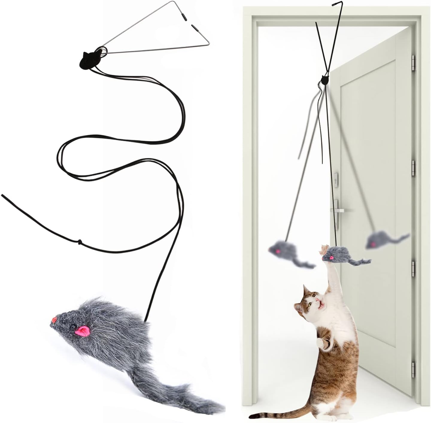 Interactive Retractable Cat Feather Toy by Kalimdor