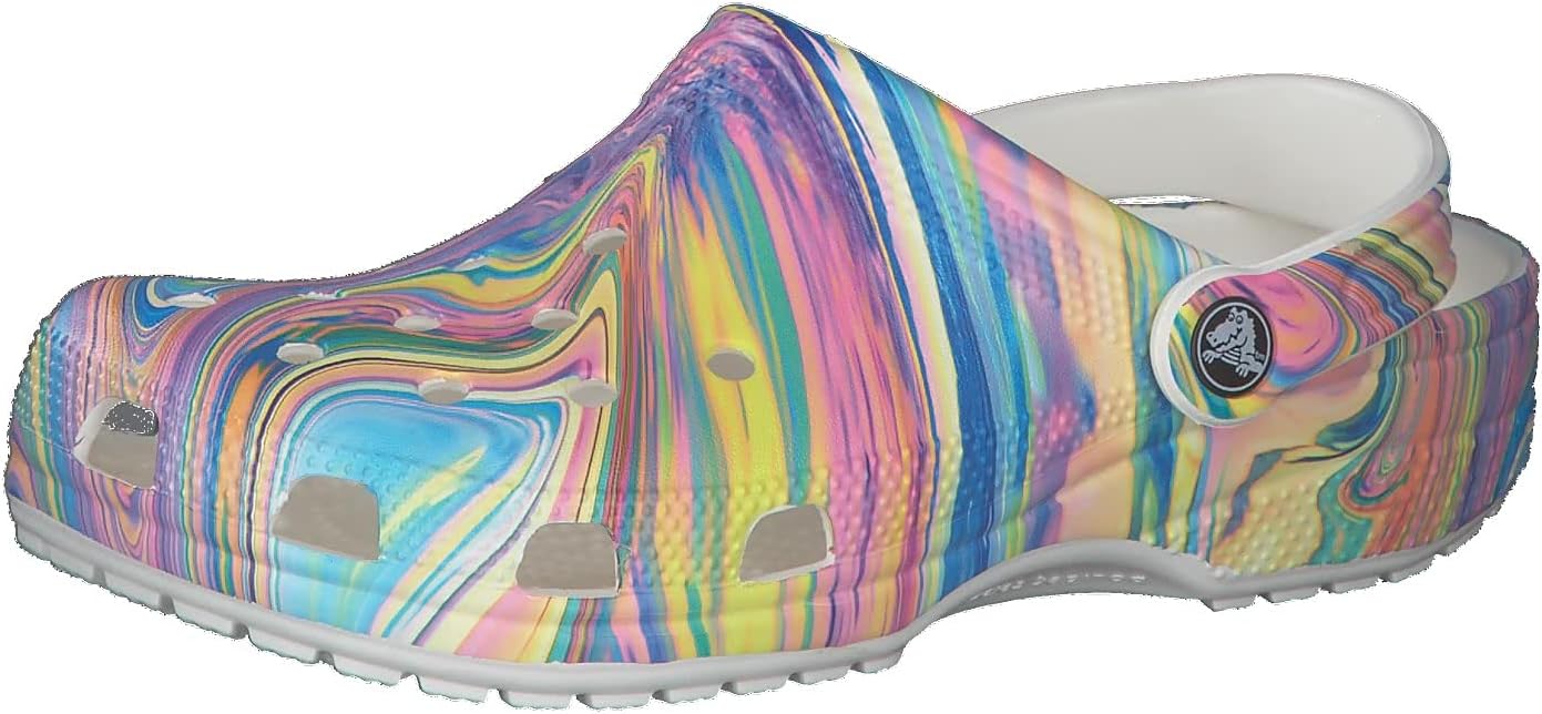 Crocs Classic Solar Rainbow Clogs for Comfort and Style