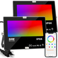 ILC LED Flood Light 50W Outdoor RGB Color Changing - Smart RGBW