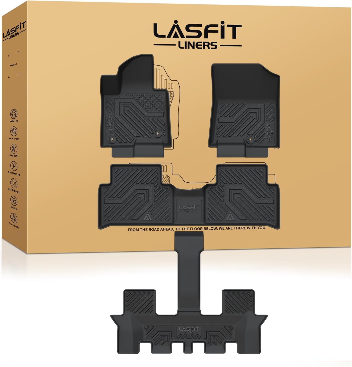 Custom Fit LASFIT Floor Mats for Kia Sorento Hybrid 2021-2026