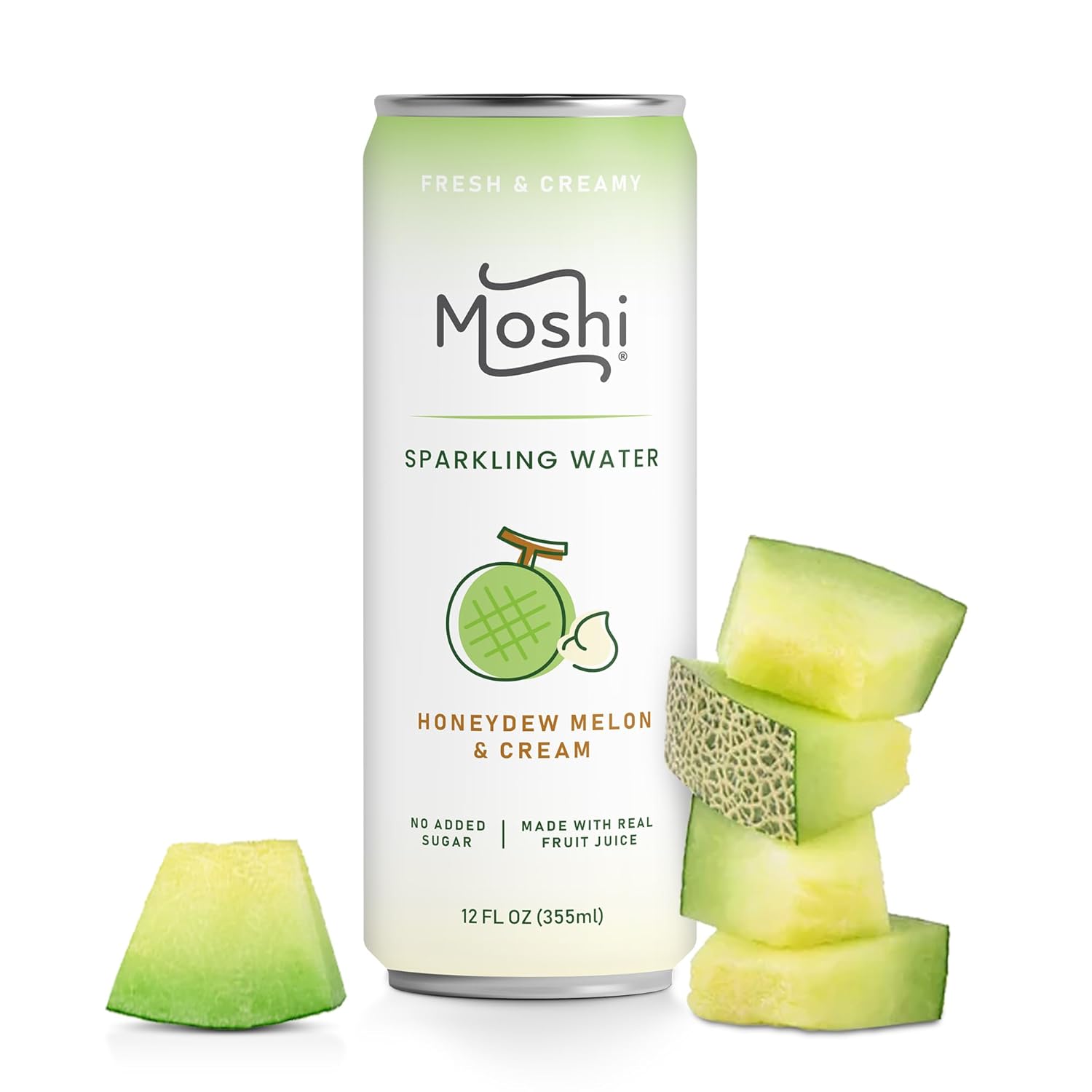 Moshi Asian Flavored Sparkling Water - Real Fruit Juice