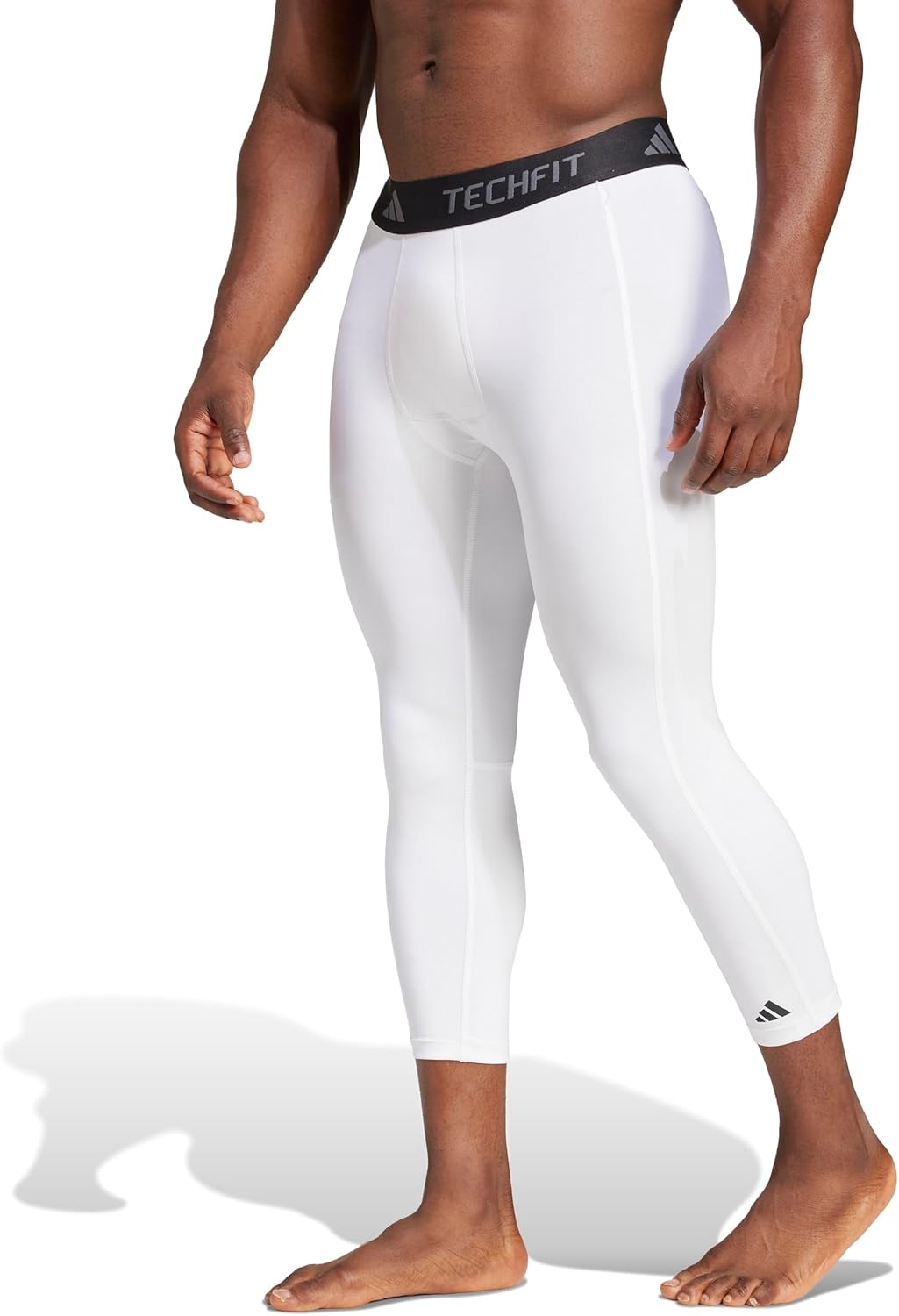 adidas Mens Techfit Compression 3/4 Training Tights for Comfort