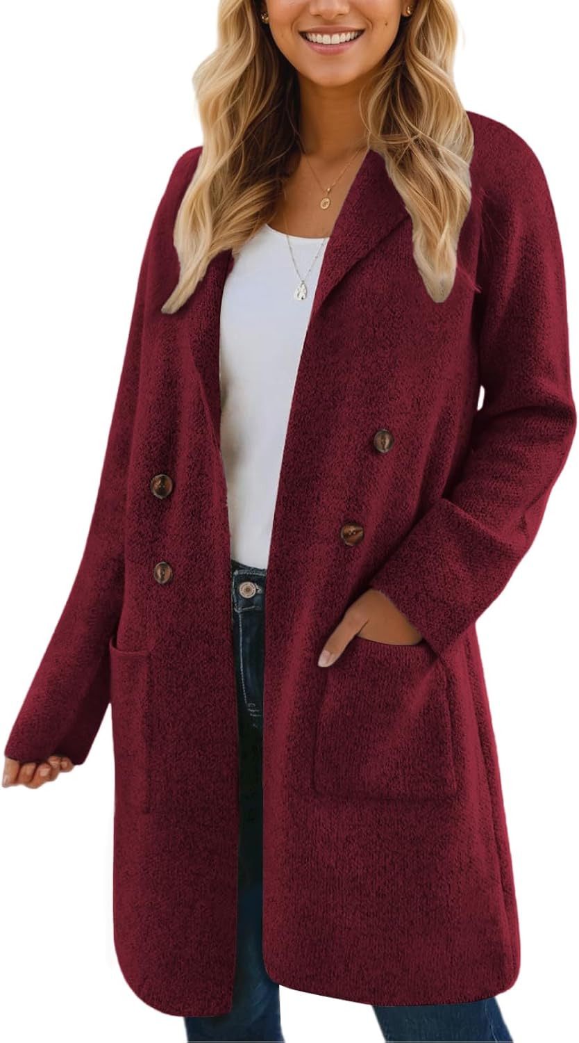 CiCiBird Women Fall Long Cardigan Sweater for Cozy Style