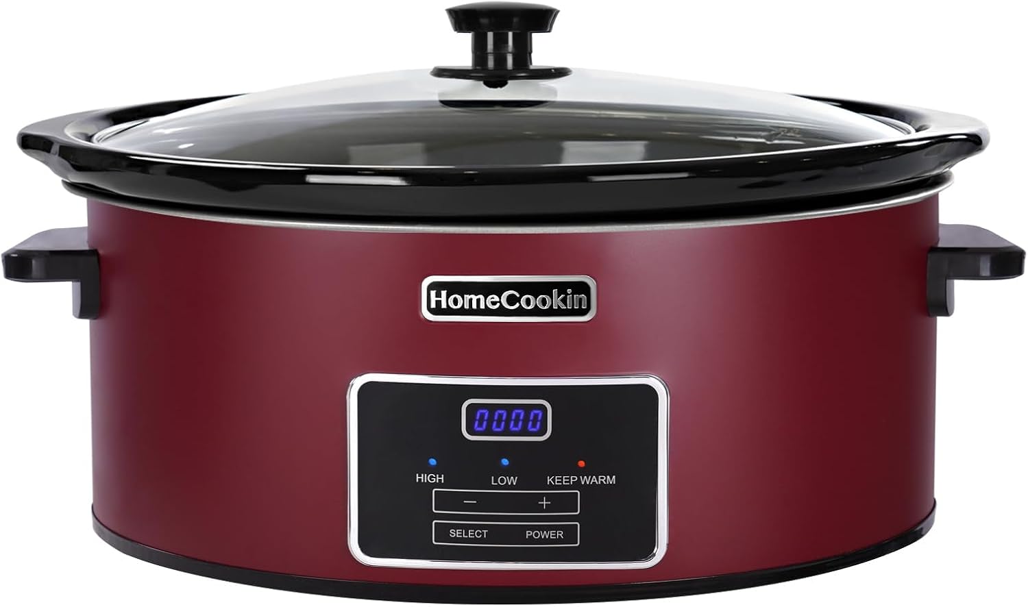 HOMECOOKIN 7 Quart Programmable Slow Cooker for Family Dinners