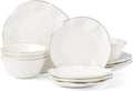 Lenox Blue Bay 12-Piece Dinnerware Set in Creamy White - Timeless