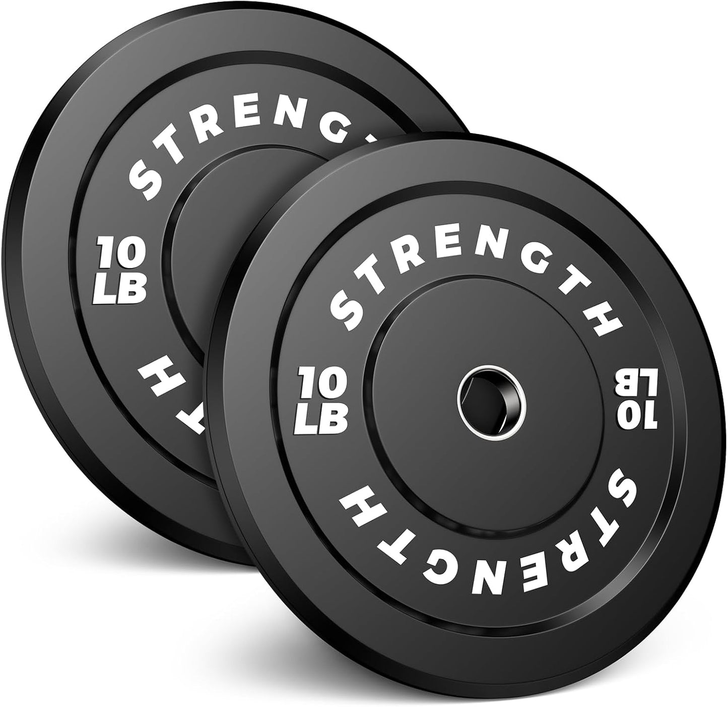 Olympic Rubber Bumper Weight Set for Home Gym Strength Training