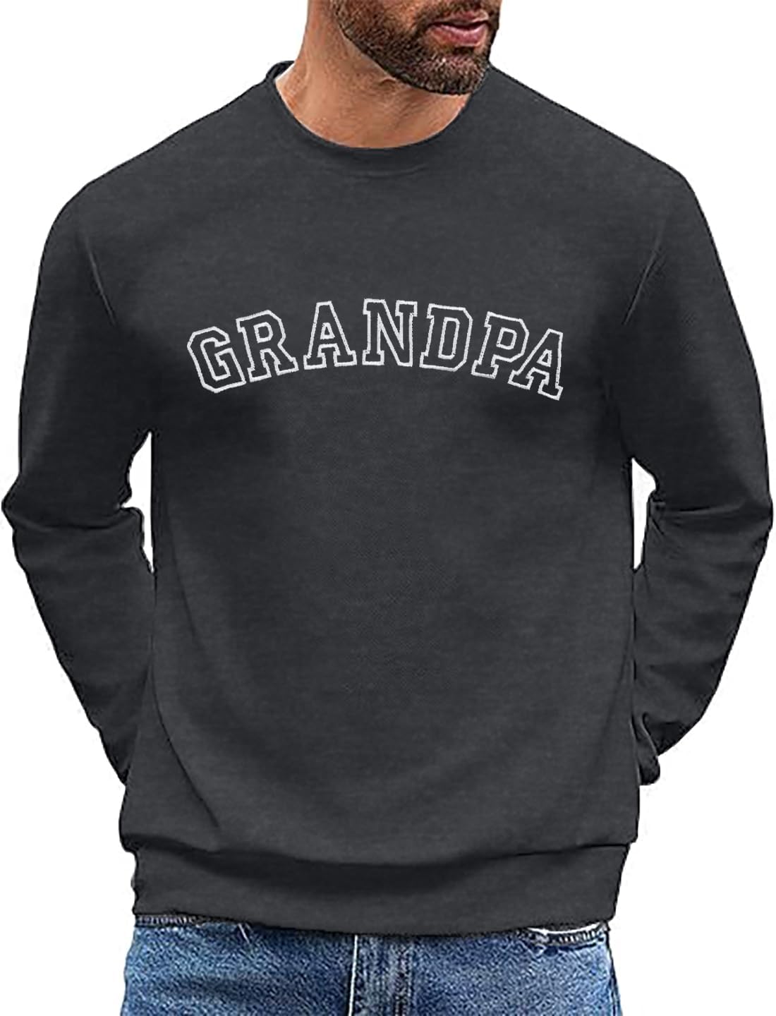 Grandpa Embroidered Sweatshirt: Funny & Casual Top