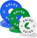Egles Change Plates Set for Olympic Barbells - 1.25LB, 2.5LB, 5LB