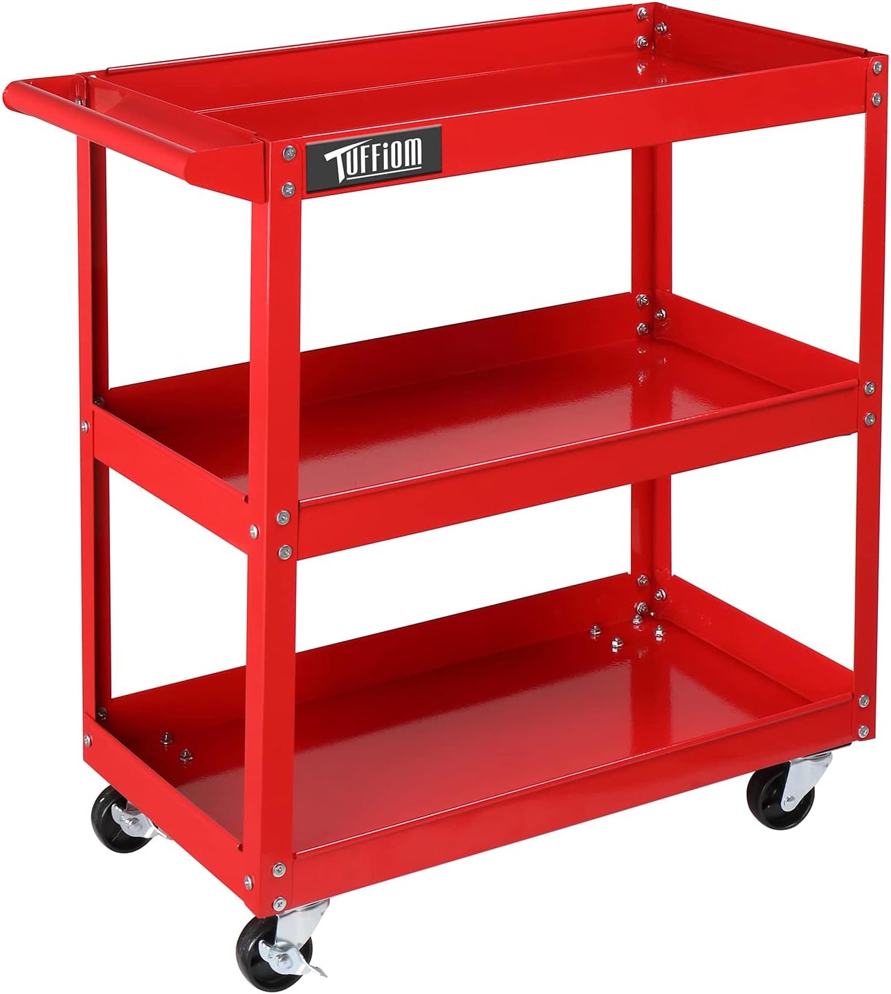 TUFFIOM 3 Tier Rolling Tool Cart for Garage and Workshop Use