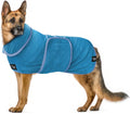 Tuff Pupper Fast Drying Dog Bath Robe (XXXL, Blue) - Super Absorbent