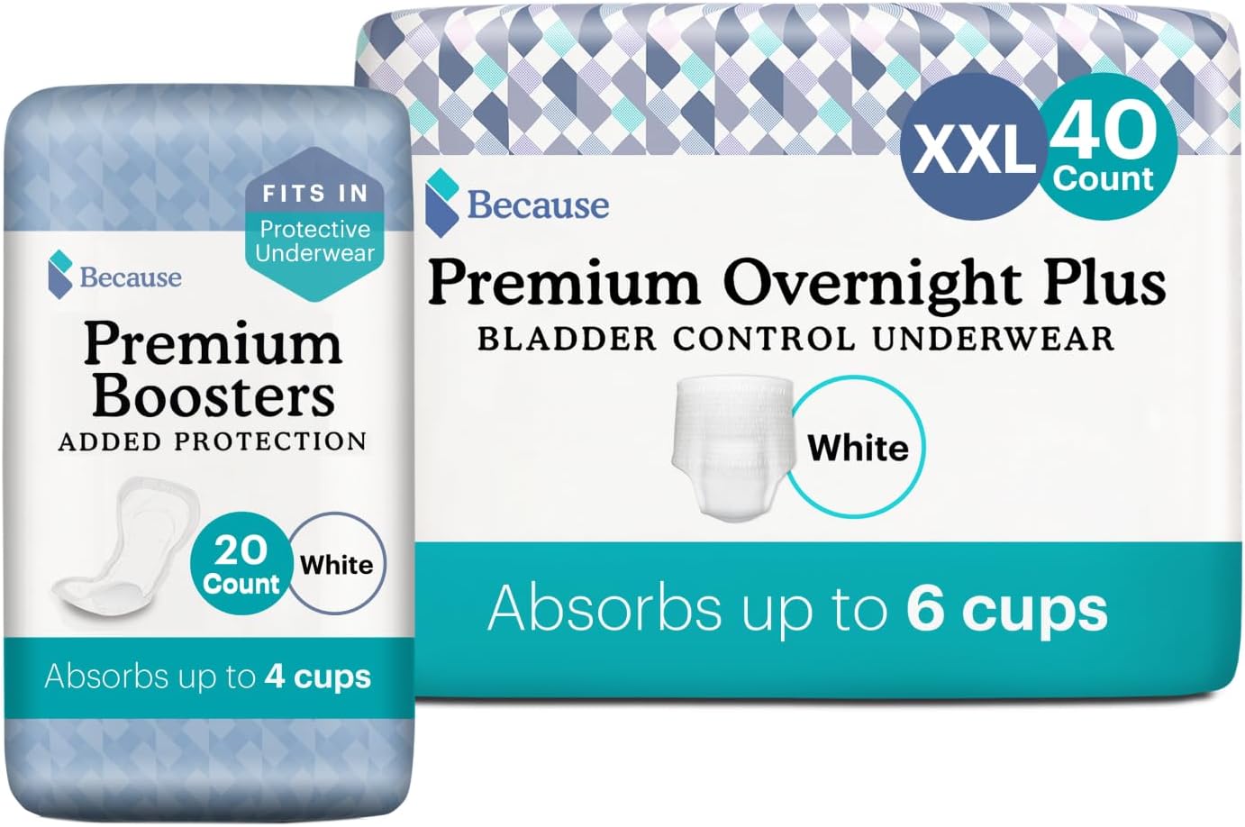 Ultimate Protection Bundle: XXL Incontinence Underwear & Booster Pads