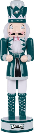 NFL Team Logo Collectible Holiday 14in Nutcracker for Fans