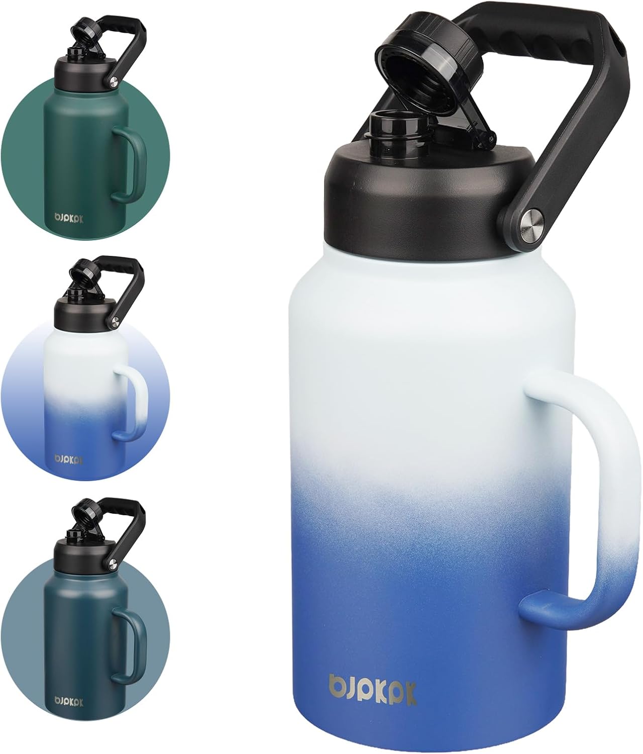 Insulated Water Bottle with Handle for All-Day Hydration