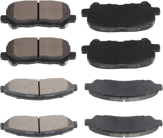 Ceramic Front Rear Brake Pad Set for Acura MDX and Honda Pilot