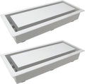 Fittes Framed Wall Vent Lite 4x10 - Minimalist HVAC Return Cover