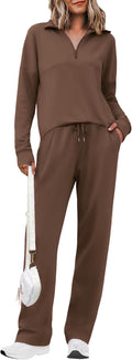 Totatuit Womens Sweatsuits 2 Piece Set - Lightweight Lounge Tracksuit